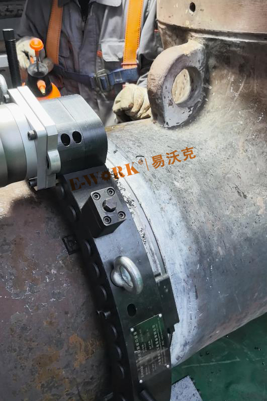 管徑558.8*24.8mm 材質(zhì):12Cr1MoVG 管道切割坡口